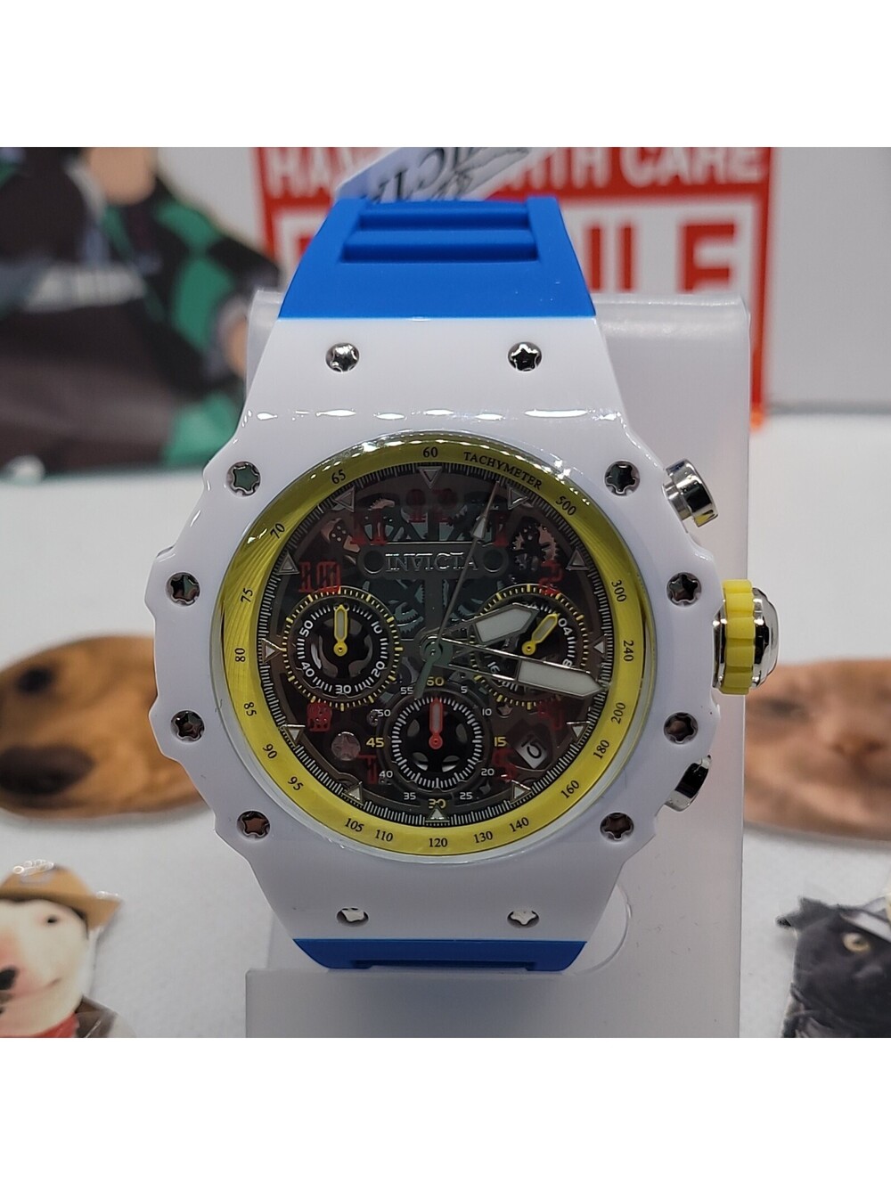 514 Invicta Racing VAULTHAN  White And Blue Combination Miami Series